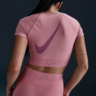 Топ жіночий Nike Dri-Fit Short-Sleeve Cropped Graphic Top Pink HM6369-699
