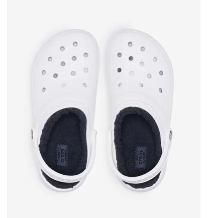 Тапочки унісекс Crocs Classic Lined Clog White 203591-10M