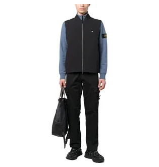 Жилетка мужская STONE ISLAND Stellina Logo-Embroidered Black 7815G03G2-V0029