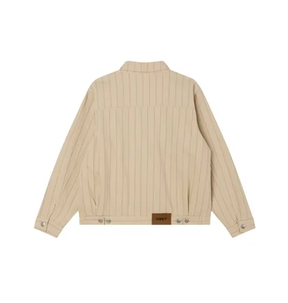 Куртка мужская Obey Stripe Beige 121800590-PEL