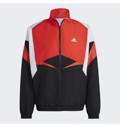 Куртка мужская Adidas Colorblock Track Jacket Black/Orange Ic3694