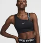 Топ женский Nike Pro Swoosh Asymmetrical Black FV6526-010