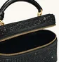 Сумка жіноча JW PEI Cleo Artificial Crystal Box Shape Top Handle Bag Black BB2025BG131442JWP