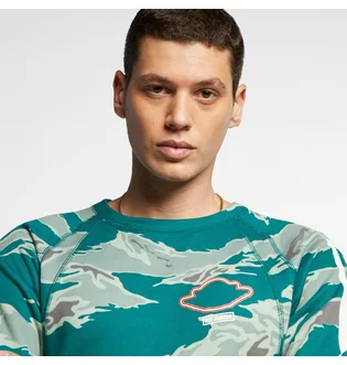 Свитшот мужской Air Jordan City Of Flight Fleece Crew Camo/Green Bq6845-010