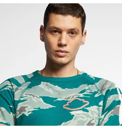 Свитшот мужской Air Jordan City Of Flight Fleece Crew Camo/Green Bq6845-010
