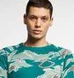 Свитшот мужской Air Jordan City Of Flight Fleece Crew Camo/Green Bq6845-010