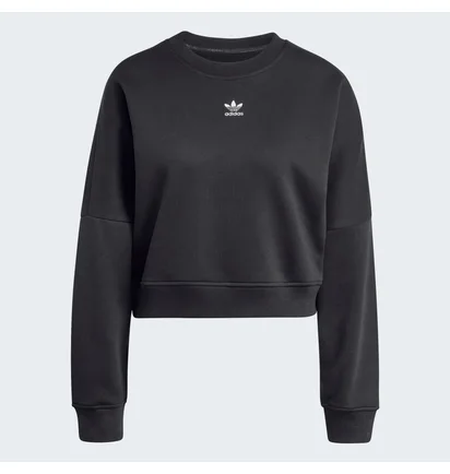 Свитшот женский Adidas Essentials Crew Fleece Sweatshirt Black IW0953