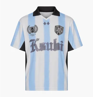 Футболка чоловіча Ksubi Offside Duke Ss Jersey Ice Stripe Multi MSP26FT003