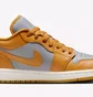 Кроссовки женские Air Jordan 1 Low Orange/Grey DC0774-040