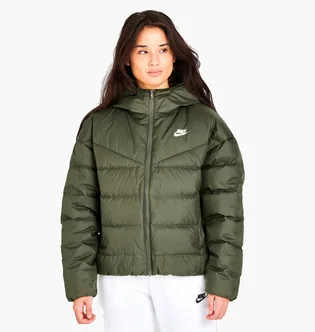 Куртка женская Nike Sportswear Storm-Fit Windrunner Down Hooded Jacket Green Dq5903-222
