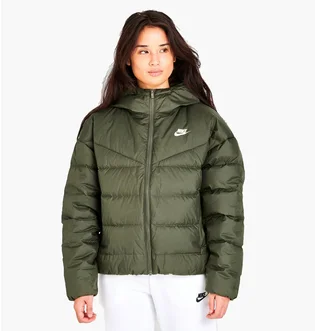Куртка женская Nike Sportswear Storm-Fit Windrunner Down Hooded Jacket Green Dq5903-222