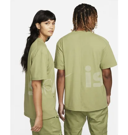 Футболка унисекс Nike Ispa Short-Sleeve T-Shirt Olive FD7856-334