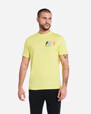 Футболка чоловіча Puma Sportswear Graphic Tee Yellow 53362329