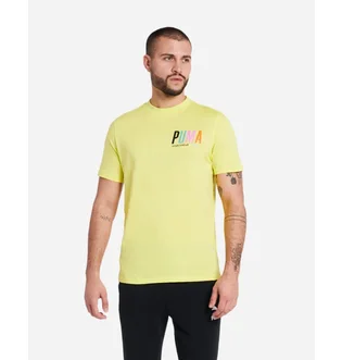 Футболка мужская Puma Sportswear Graphic Tee Yellow 53362329