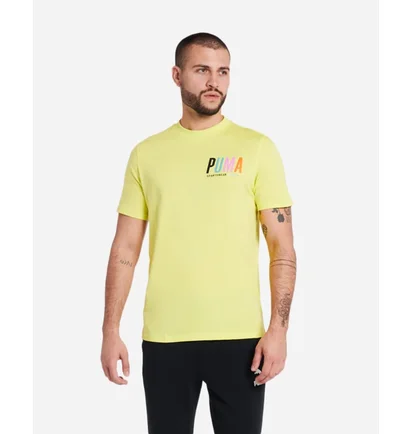Футболка чоловіча Puma Sportswear Graphic Tee Yellow 53362329