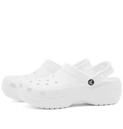Сандали женские CROCS Classic Platform Clog W White 206750-100