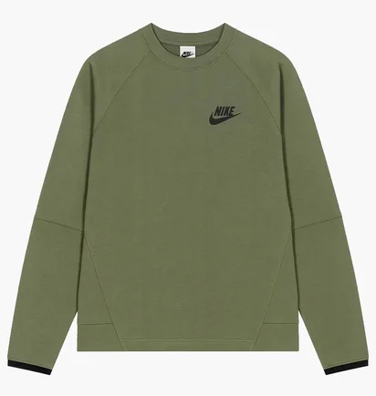 Свитшот мужской Nike Sportswear Tech Essential Top Olive DD5257-222