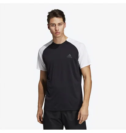 Футболка чоловіча Adidas Club Colour Block Tee Black DU0873