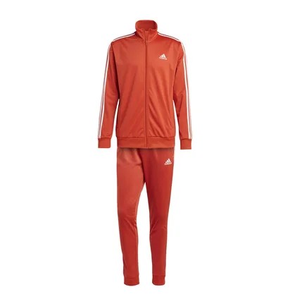 Спортивный костюм мужской Adidas Tracksuit Basic 3-Stripes Orange IC6786