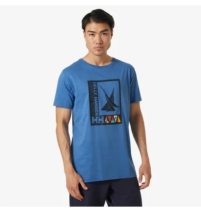 Футболка чоловіча Helly Hansen Shoreline T-Shirt 2.0 Blue 34222-636