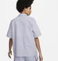 Рубашка женская Nike Sportswear Everyday Modern Woven Short-Sleeve Top Violet DV7930-519