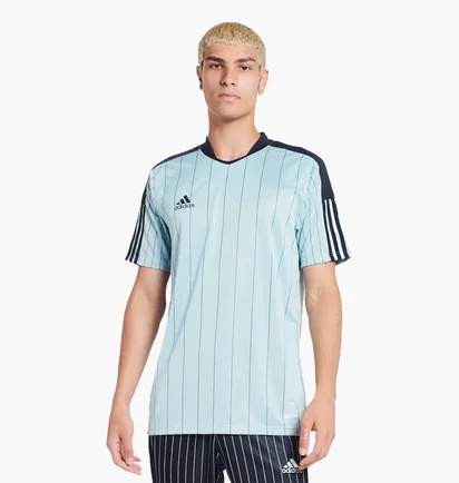Футболка чоловіча Adidas Tiro Jersey Top Vip Light Blue Hc1312