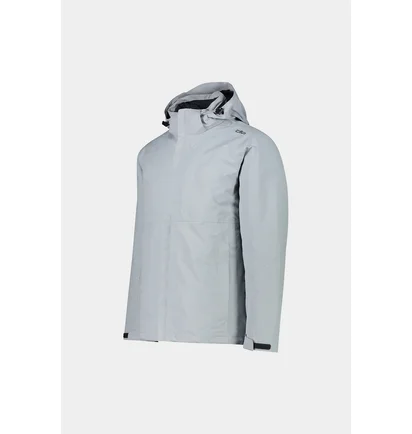 Куртка чоловіча CMP Jacket Zip Hood Detachable Grey 33Z1577D-U433
