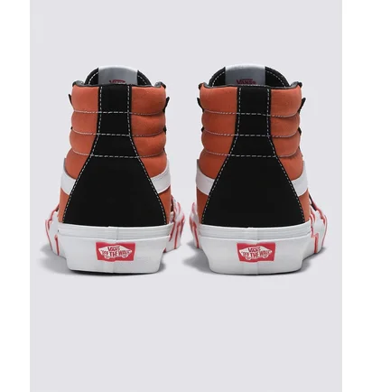 Кеды унисекс Vans Sk8-Hi Flame Shoe Red/Black VN0005UJGWP