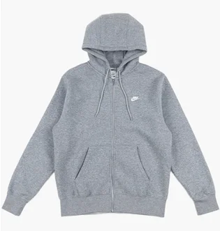Толстовка мужская Nike Club Fleece Grey FN3861-063
