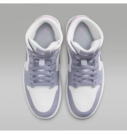 Кросівки жіночі Air Jordan 1 Mid Violet/White BQ6472-510