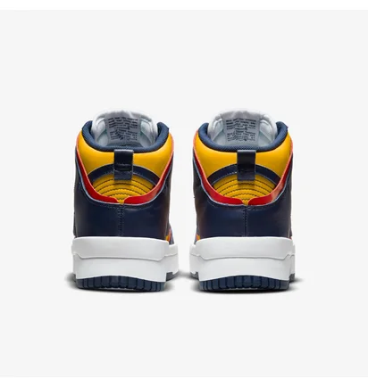 Кроссовки женские Nike Wmns Dunk High Up Blue/Yellow Dh3718-701
