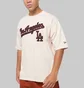 Футболка чоловіча NEW ERA Rib Infill Os La Dodgers Beige 60564879