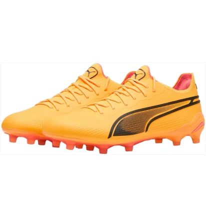 Бутсы унисекс Puma King Ultimate Fg/Ag Yellow 107563-08
