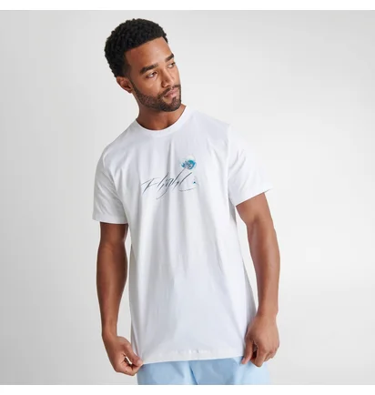 Футболка чоловіча Air Jordan Metallic Spring Graphic T-Shirt White Dv8418-100