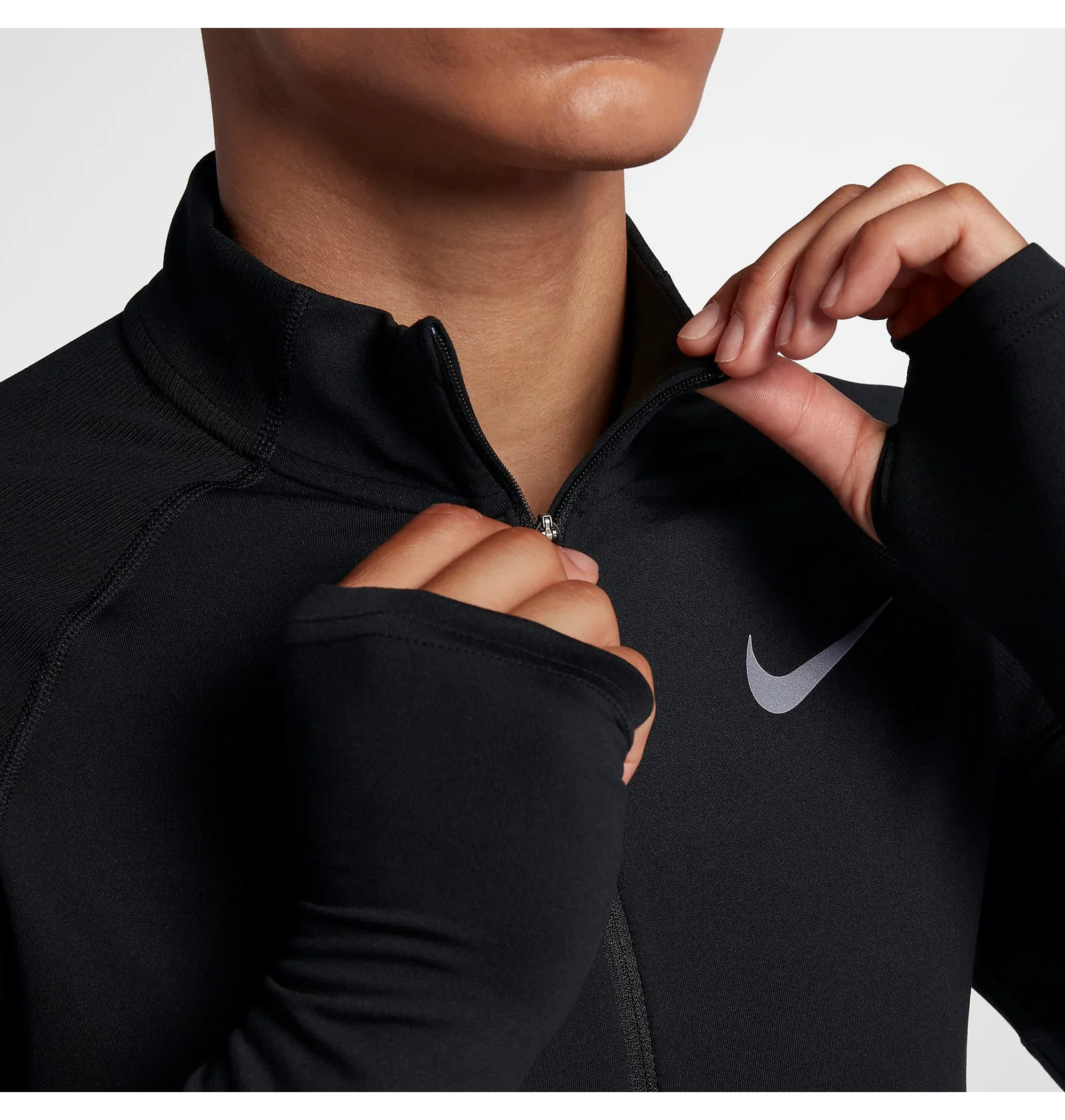 ᐉ Кофта мужская Nike Element Dri Fit Half Zip Running Black