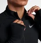 Кофта мужская Nike Element Dri Fit Half Zip Running Black CD8273-010