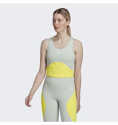 Майка женская Adidas Trn Hiit Cro Tk Turquoise Hm3896