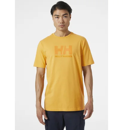 Футболка мужская Helly Hansen Logo T-Shirt Yellow 33979-364