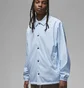 Рубашка мужская Air Jordan Essentials Jacquard Print Coaches Jacket Light Blue Dv7616-411
