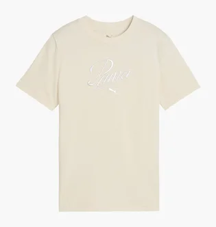 Футболка детская Puma Ess Script Beige 685805-87
