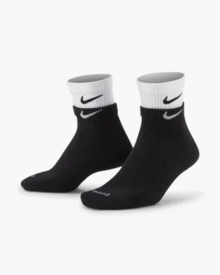 Носки унисекс Nike Everyday Plus Cush Ankle Black (1 пара) Dh4058-011