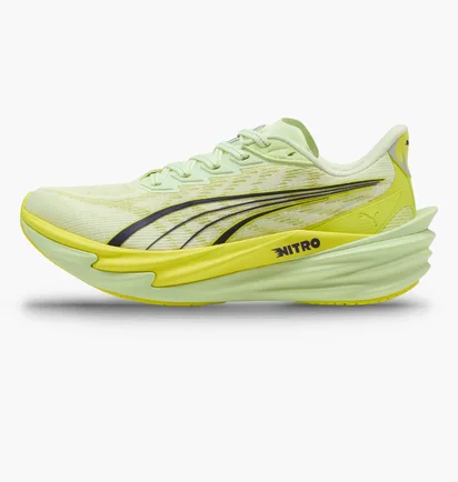 Кроссовки женские Puma Deviate Nitro 4 Yellow/Green 312124-04