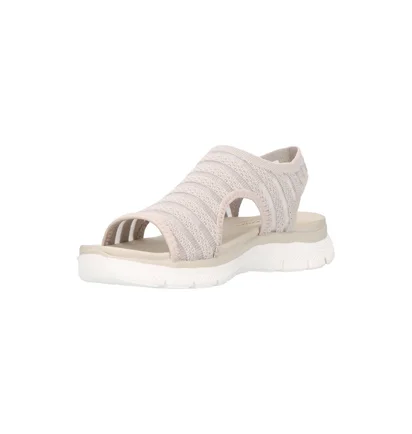Сандали женские Skechers Flex Appeal 4.0 Beige 119479-STN