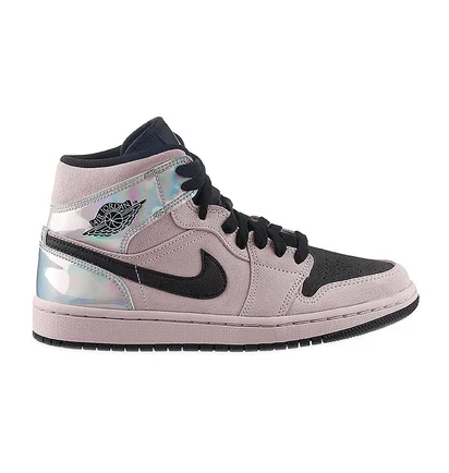 Кроссовки женские Air Jordan 1 Mid Grey Bq6472-602