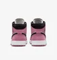 Кроссовки женские Air Jordan 1 Mid Pink/White Dc7267-500