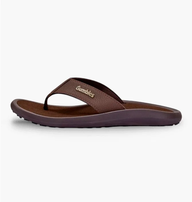Тапочки мужские Gumbies Noosa Brown GU-FFNOO055