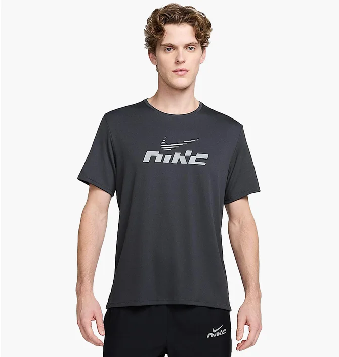 Футболка мужская Nike Df Uv Miler Flash Ss Grey IB4127-070