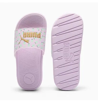 Тапочки детские Puma Cool Cat 2.0 Lemon Slides Violet 395657-01