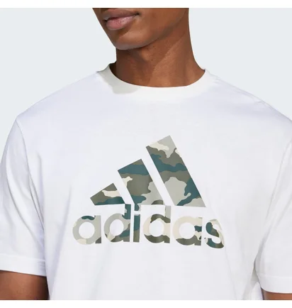 Футболка чоловіча Adidas Camo Badge Of Sport Graphic White IW2676