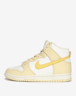 Кросівки жіночі Nike Dunk High White/Yellow DD1869-201